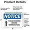 Signmission Please Shower Before Entering Pool, 5 in W x Rectangle, Vinyl Decal OS-2PACK-NS-D-35-L-16358 - alternate 3